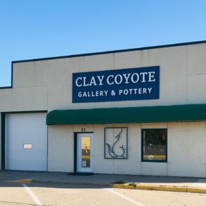 Front of the Clay Coyote Gallery in Hutchinson, MN