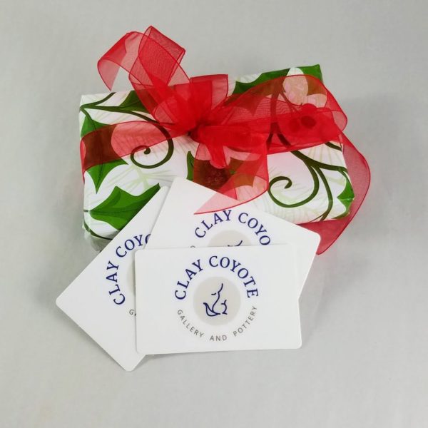 Clay Coyote Gift Cards for the person who's hard-to-shop-for!