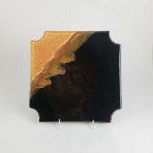 Clay Coyote Sushi Plate - Mocha Swirl