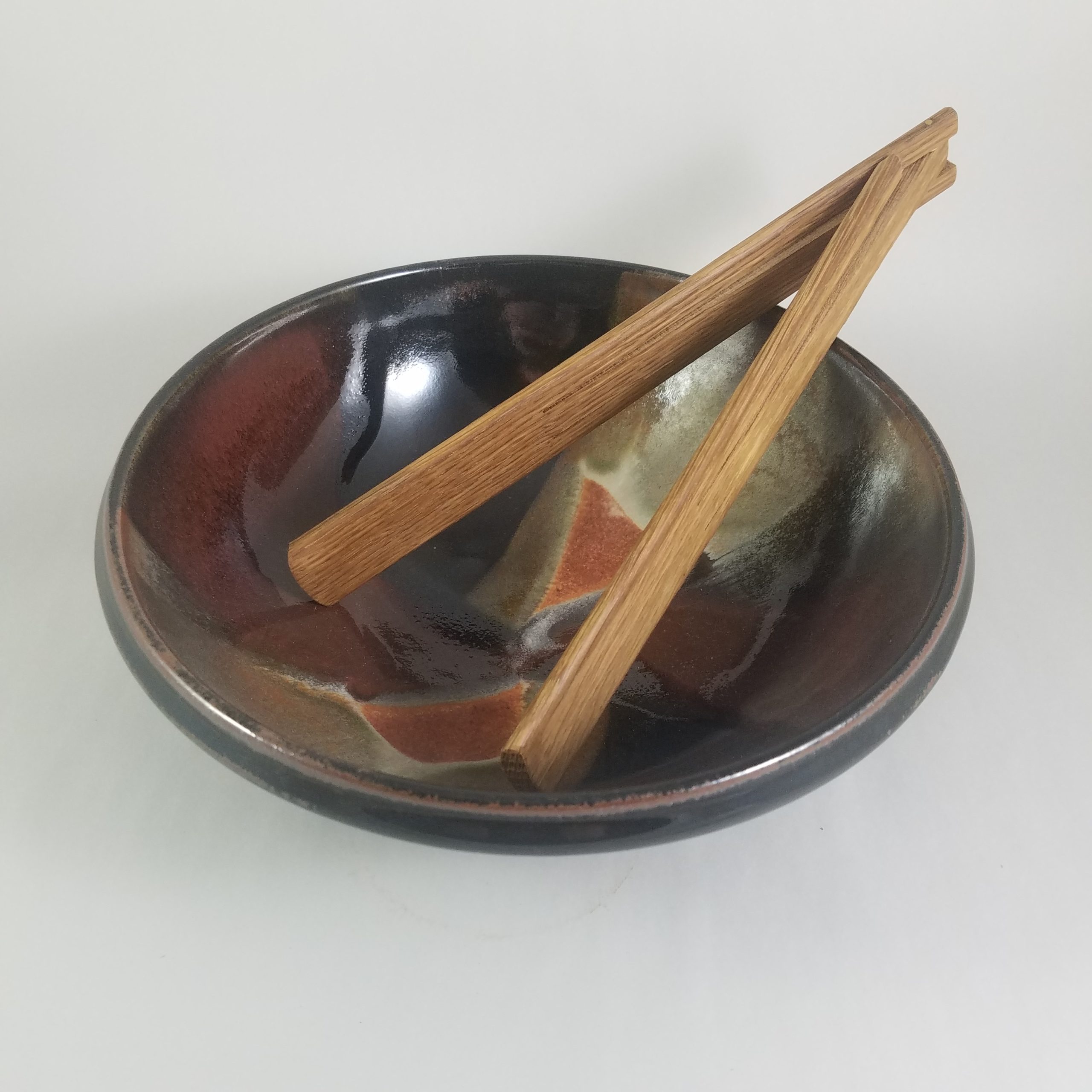 Clay Coyote Salad Bowl (Shallow)