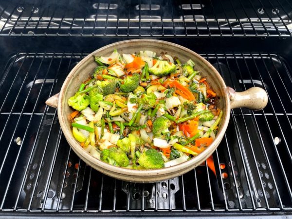 Cooking with Clay Coyote and WCCO Stirfry veggies with noodles