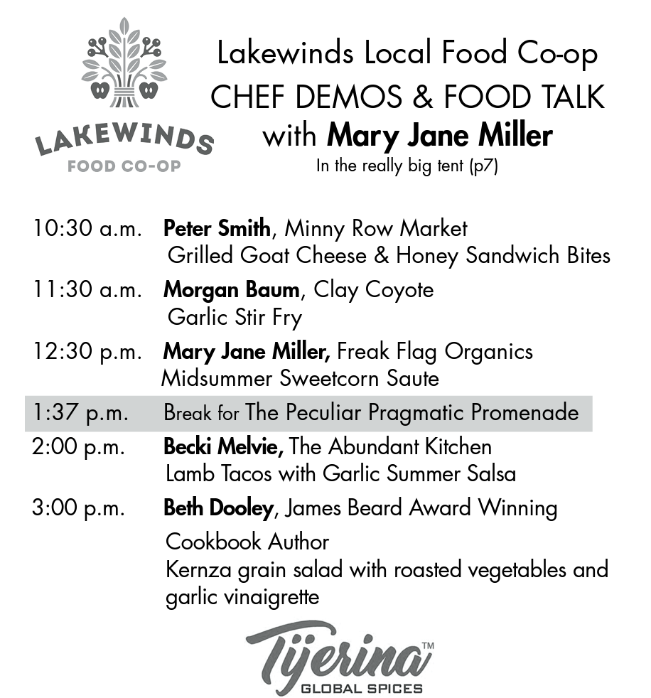 2022 MN Garlic Festival Chef Demos including the Clay Coyote at 11:30am on 8/13/22