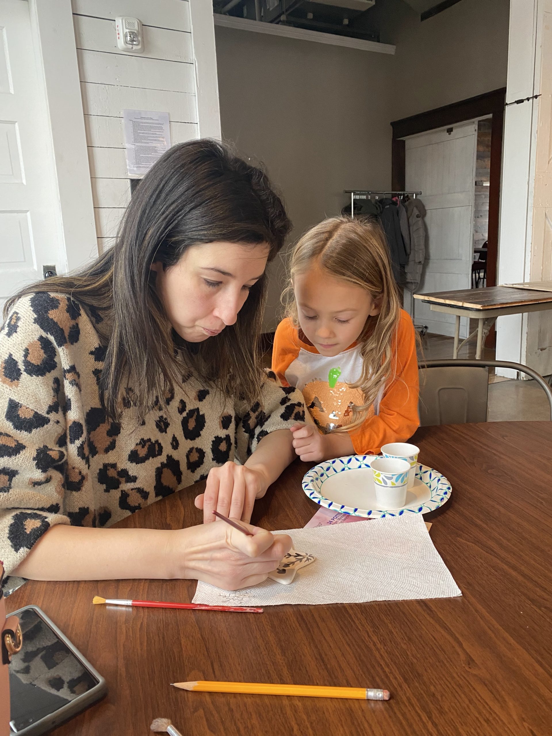 clay coyote holiday ornament making at arts place december 4th 2022