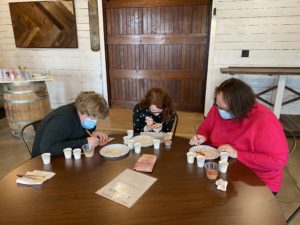 clay coyote holiday ornament making at arts place december 4th 2022