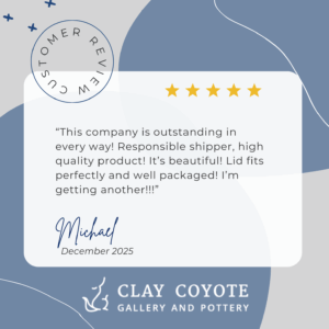 Nov and Dec 2025 Reviews of the Clay Coyote